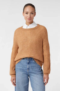Comma Strickpullover milk coffee