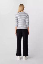 Comma Shirt gestreift breeze breige