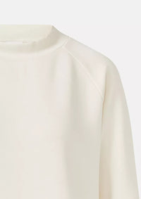 Comma Sweatshirt cozy white