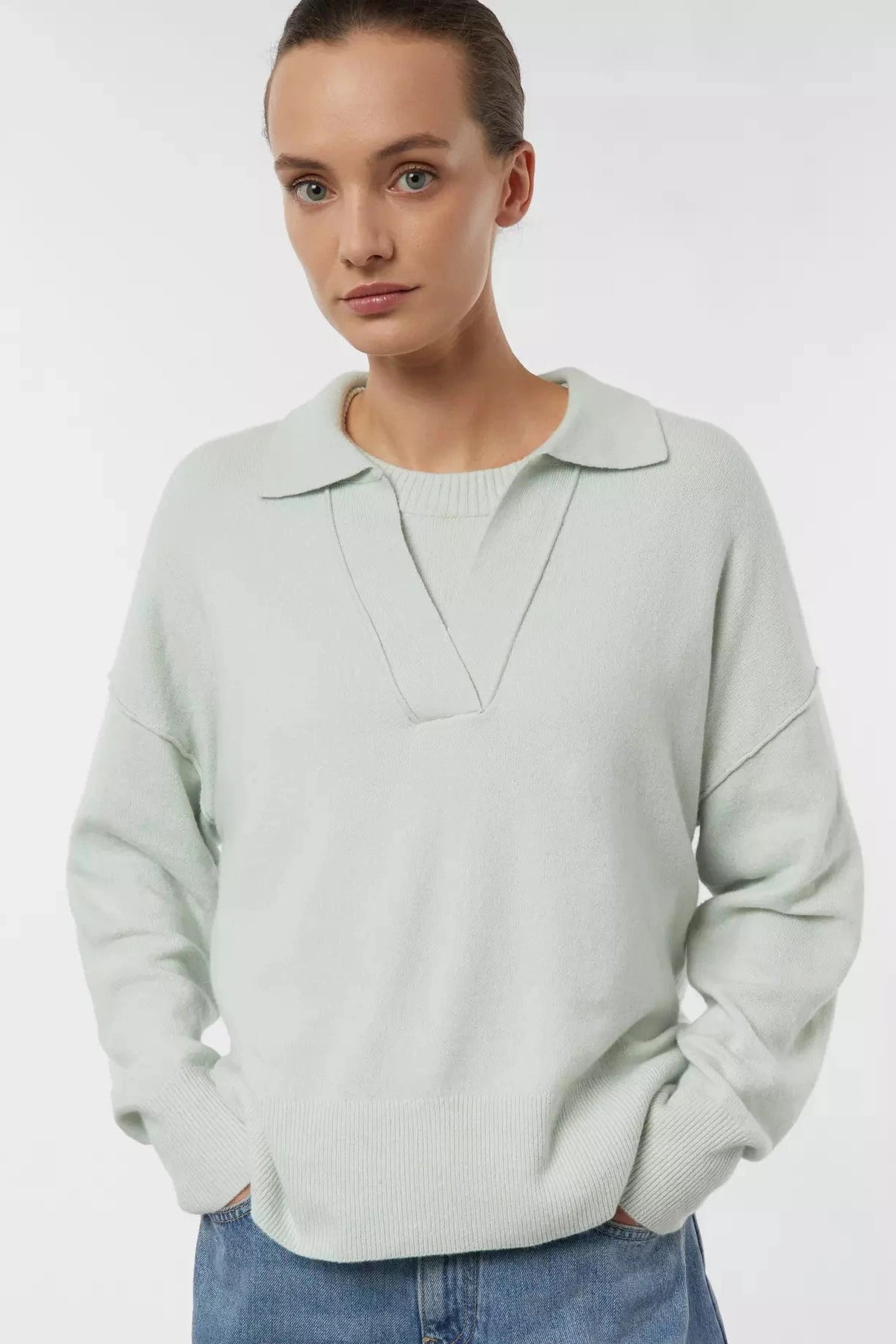 Comma Strickpullover mercury