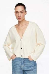 Comma Strickjacke eggnog