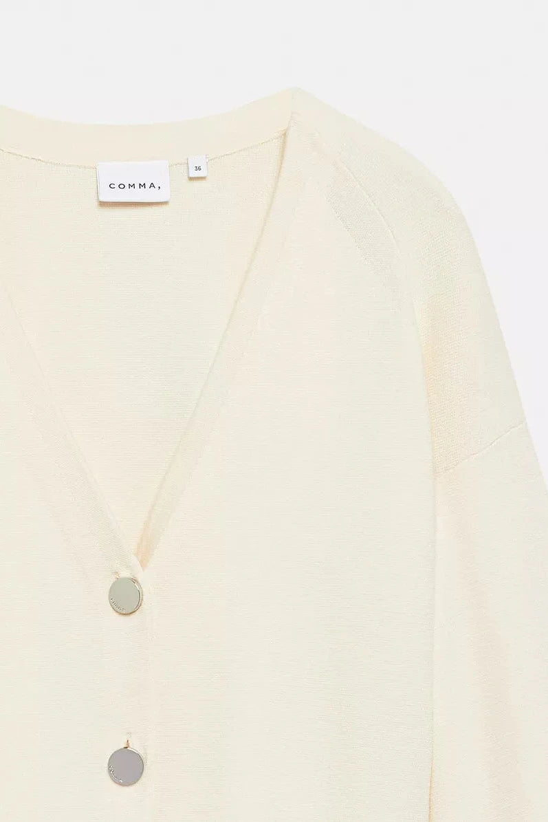 Comma Strickjacke eggnog
