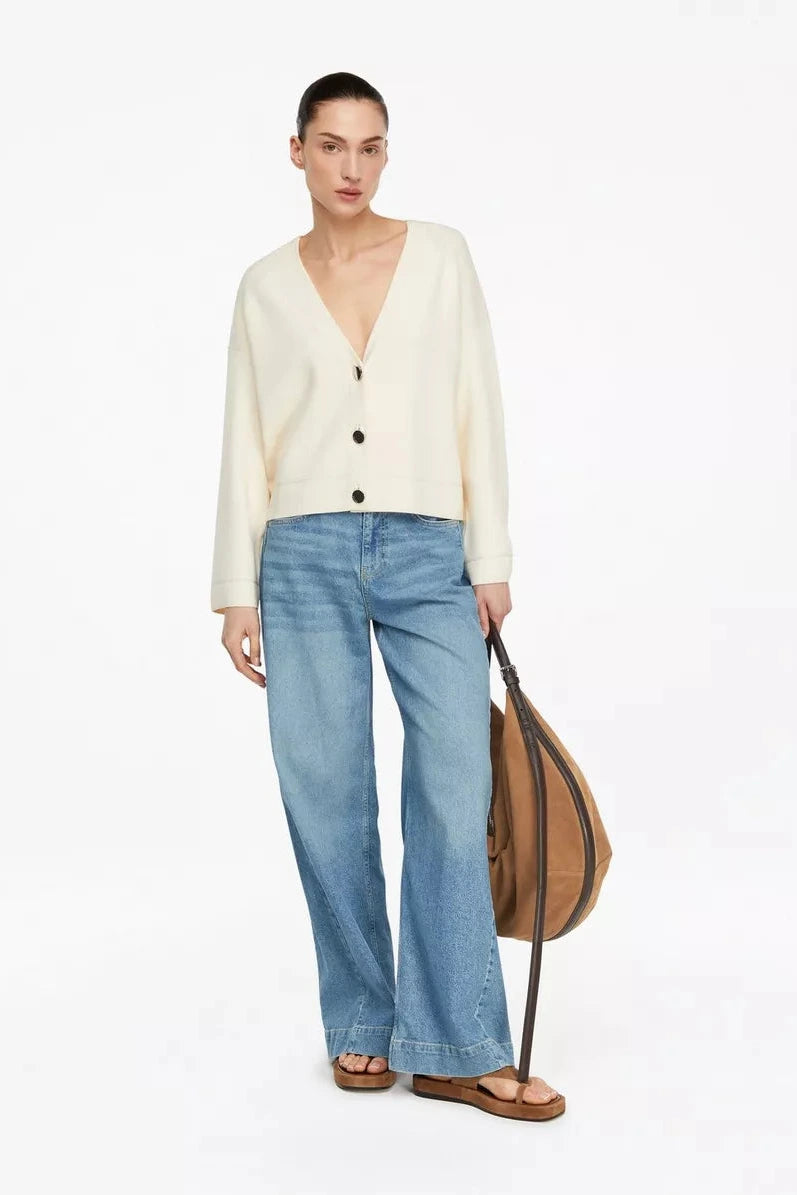 Comma Strickjacke eggnog