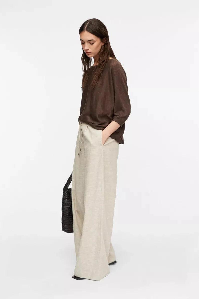 Comma Strickpullover braun
