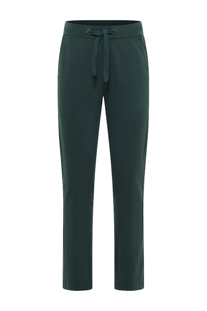Elbsand Men Sweathose Jonte nordic pine, dunkelgrün, unifarben, elastischer Bund, Kordelzug, Taschen