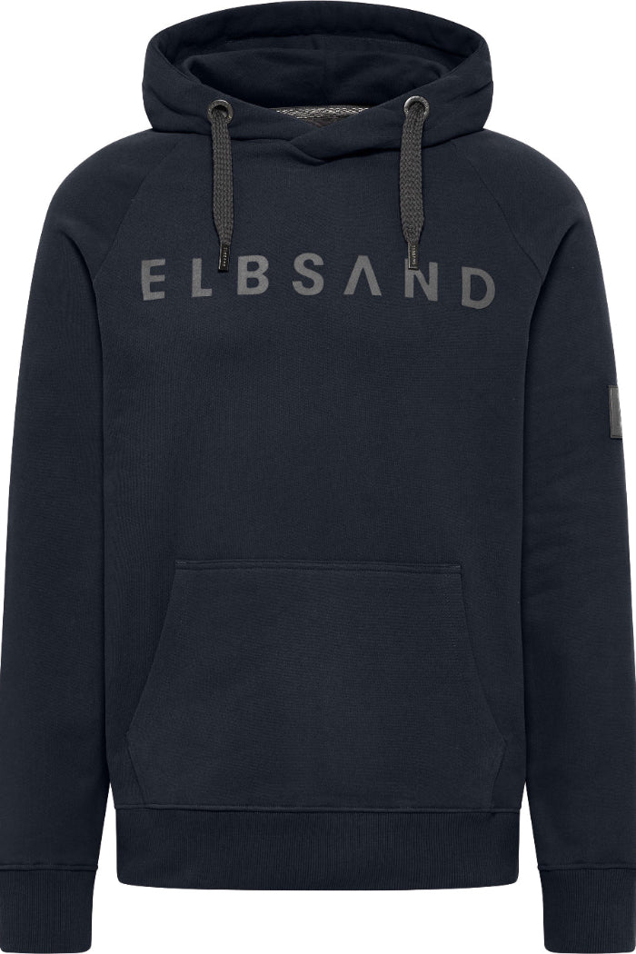 Elbsand Men Hoodie Kjetil midnight, dunkelblau, blau, Kapuzenpullover