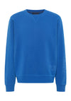 Elbsand Men Sweatshirt Dewin, true blue, blau, unifarben