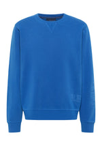 Elbsand Men Sweatshirt Dewin, true blue, blau, unifarben