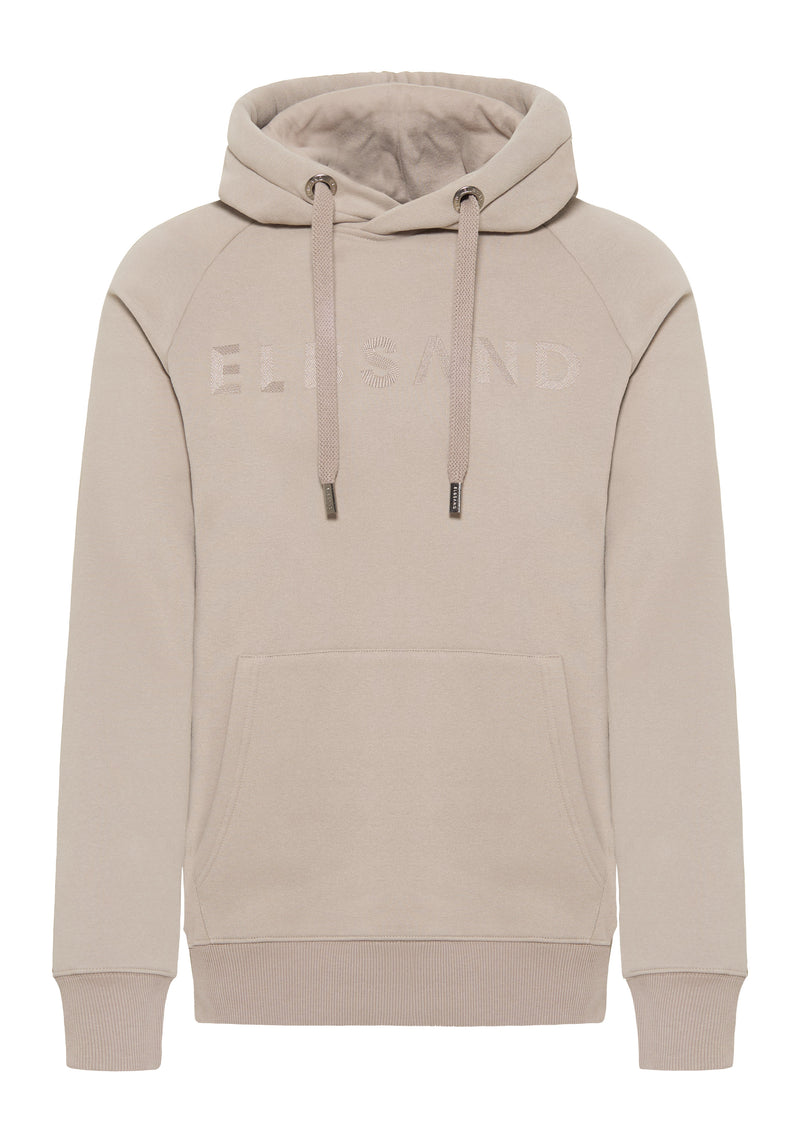 Elbsand Men Hoodie, silver sand, Kapuze