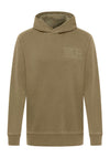 Elbsand Men Hoodie, moss, khaki, Kapuze