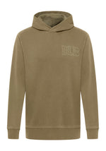 Elbsand Men Hoodie, moss, khaki, Kapuze