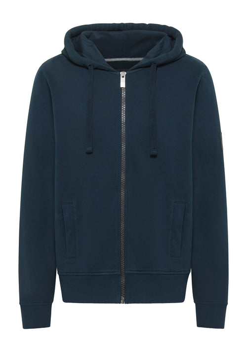 Elbsand Men Hoodie Jacket Deik, midnight, dunkelblau, Reißverschluss