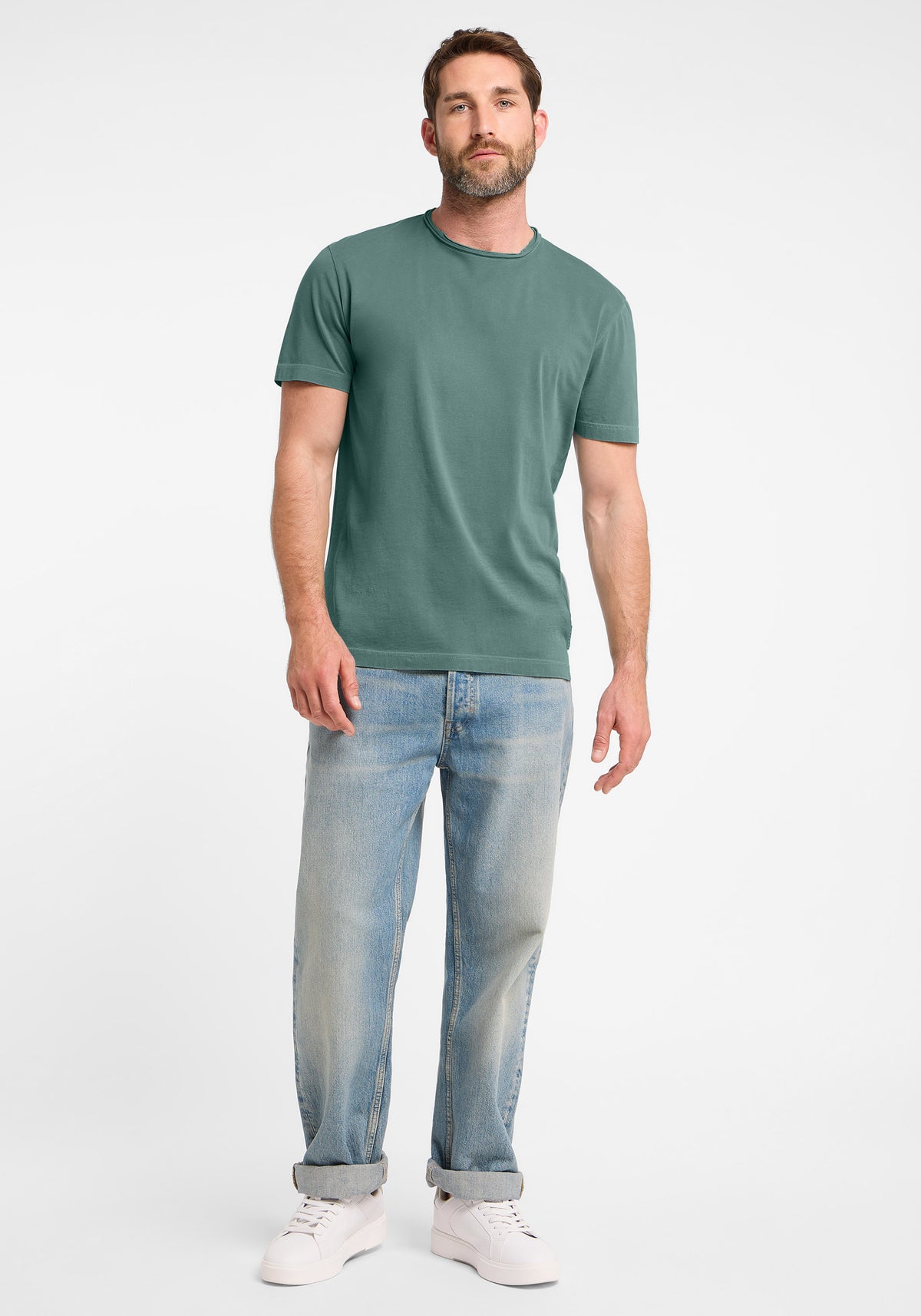 Elbsand Herren, 1/2 Shirt, Tshirt, kurzarm, Grünton