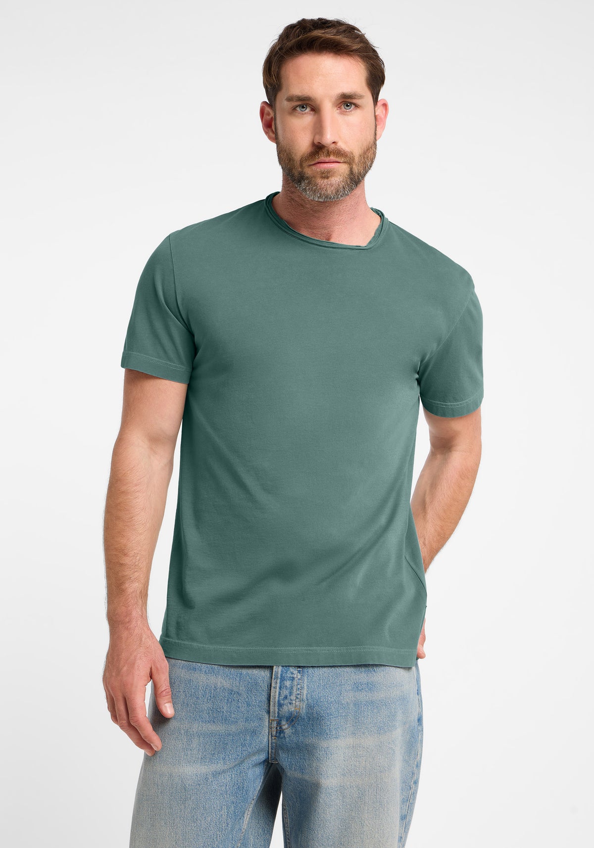 Elbsand Men, T-Shirt, Palle, limestone, kurzärmlig, Rundhalsausschnitt