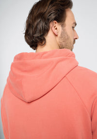 Elbsand Men Hoodie Kare brick red
