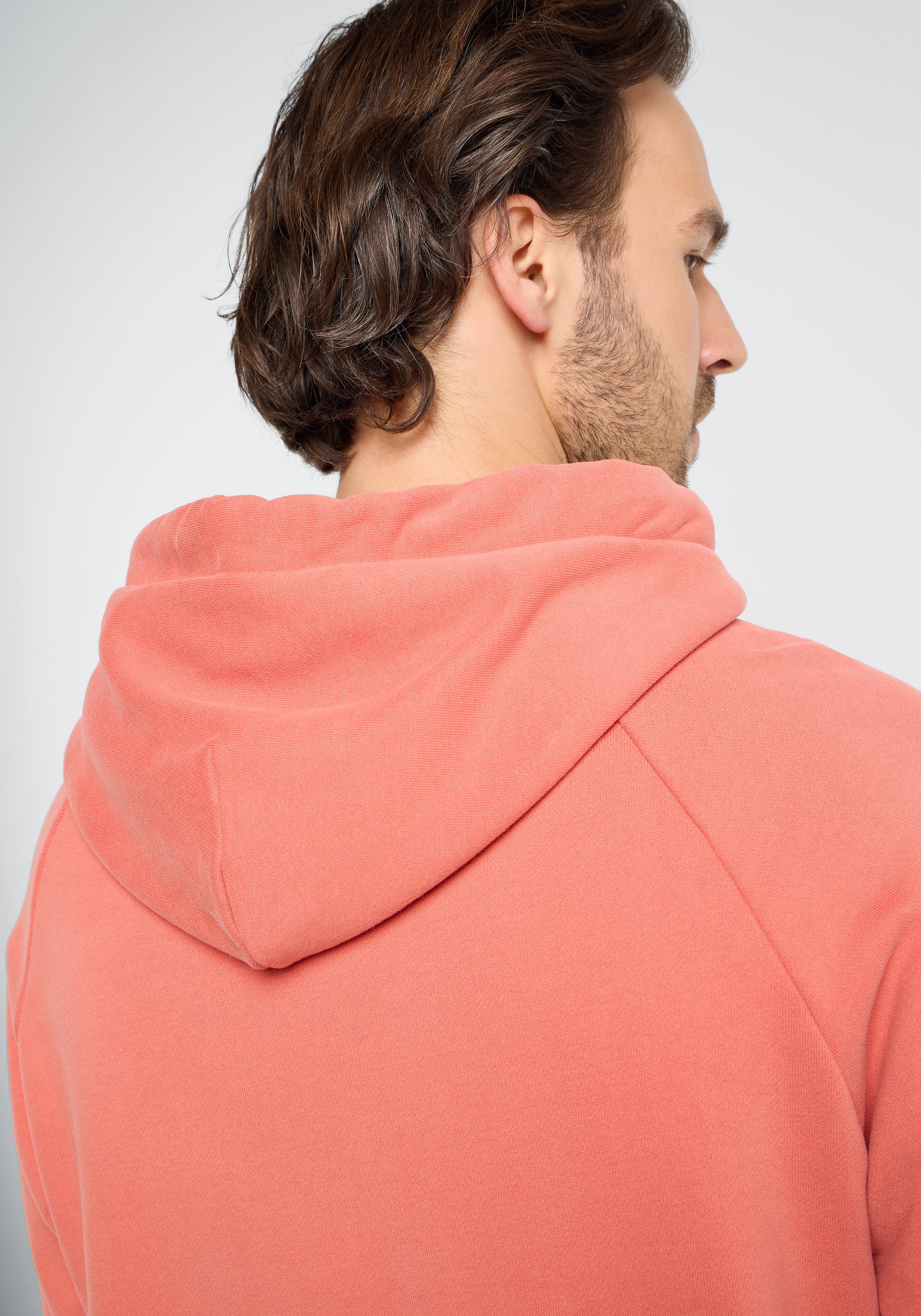 Elbsand Men Hoodie Kare brick red