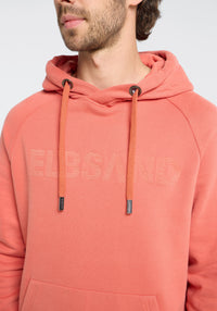 Elbsand Men Hoodie Kare brick red