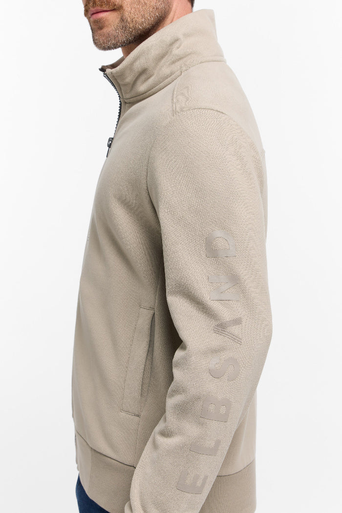 Elbsand Men Sweatjacke Levin smoked tan