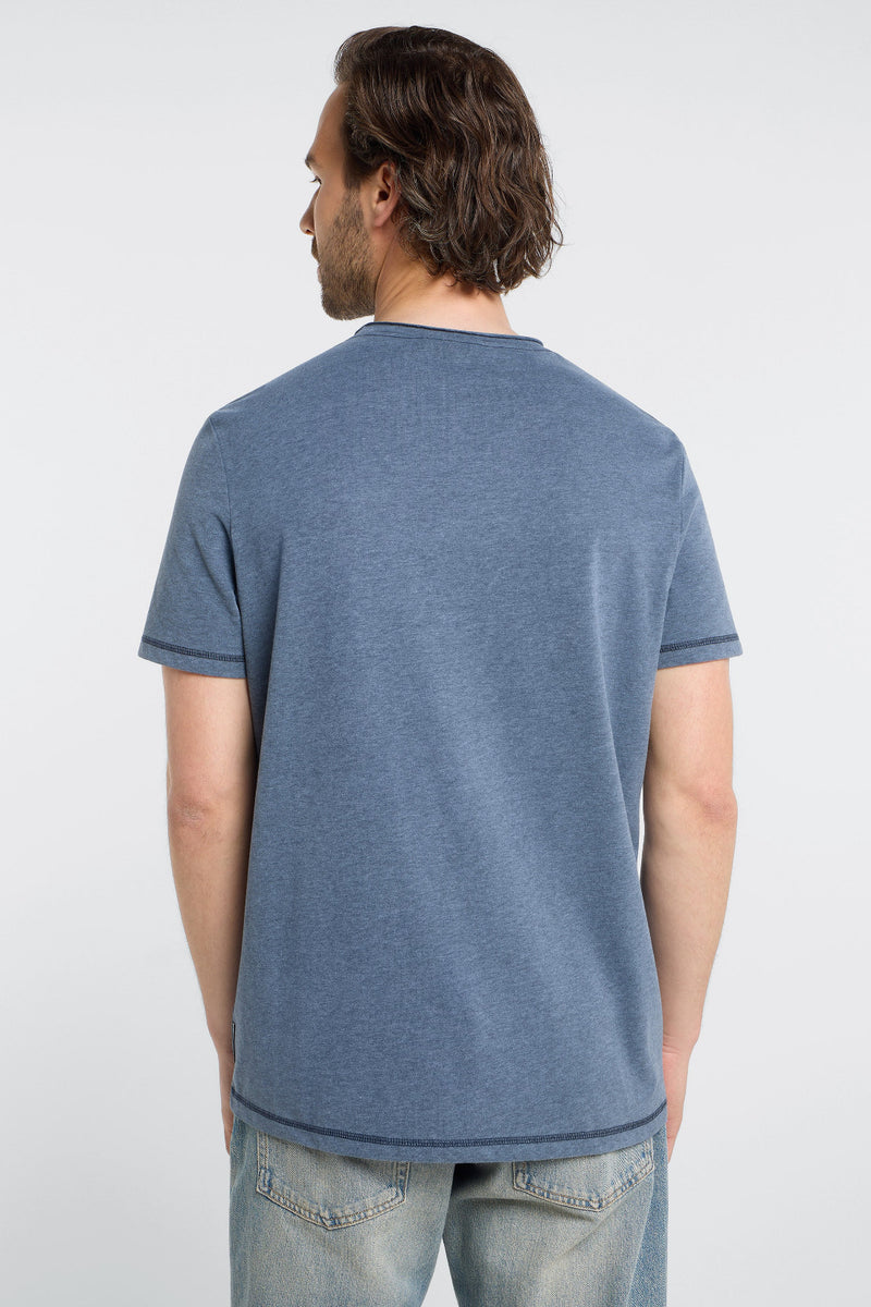 Elbsand Men T-Shirt Paer midnight sea melange