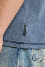 Elbsand Men T-Shirt Paer midnight sea melange