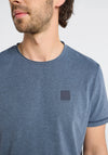 Elbsand Men T-Shirt Paer midnight sea melange