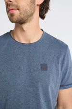 Elbsand Men T-Shirt Paer midnight sea melange