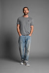 Elbsand Men T-Shirt Paer black stone melange