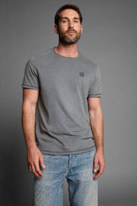 Elbsand Men T-Shirt Paer black stone melange