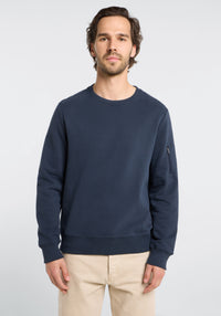 Elbsand Men Sweatshirt Elmo midnight, Herren, Sweater, Pullover, unifarben, dunkelblau
