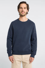 Elbsand Men Sweatshirt Elmo midnight, Herren, Sweater, Pullover, unifarben, dunkelblau
