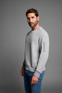 Elbsand Men Sweatshirt Elmo cool heather grey