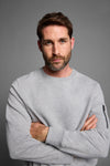 Elbsand Men Sweatshirt Elmo cool heather grey