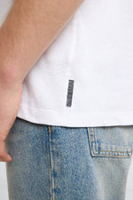 Elbsand Men T-Shirt Jivo bright white/black sand