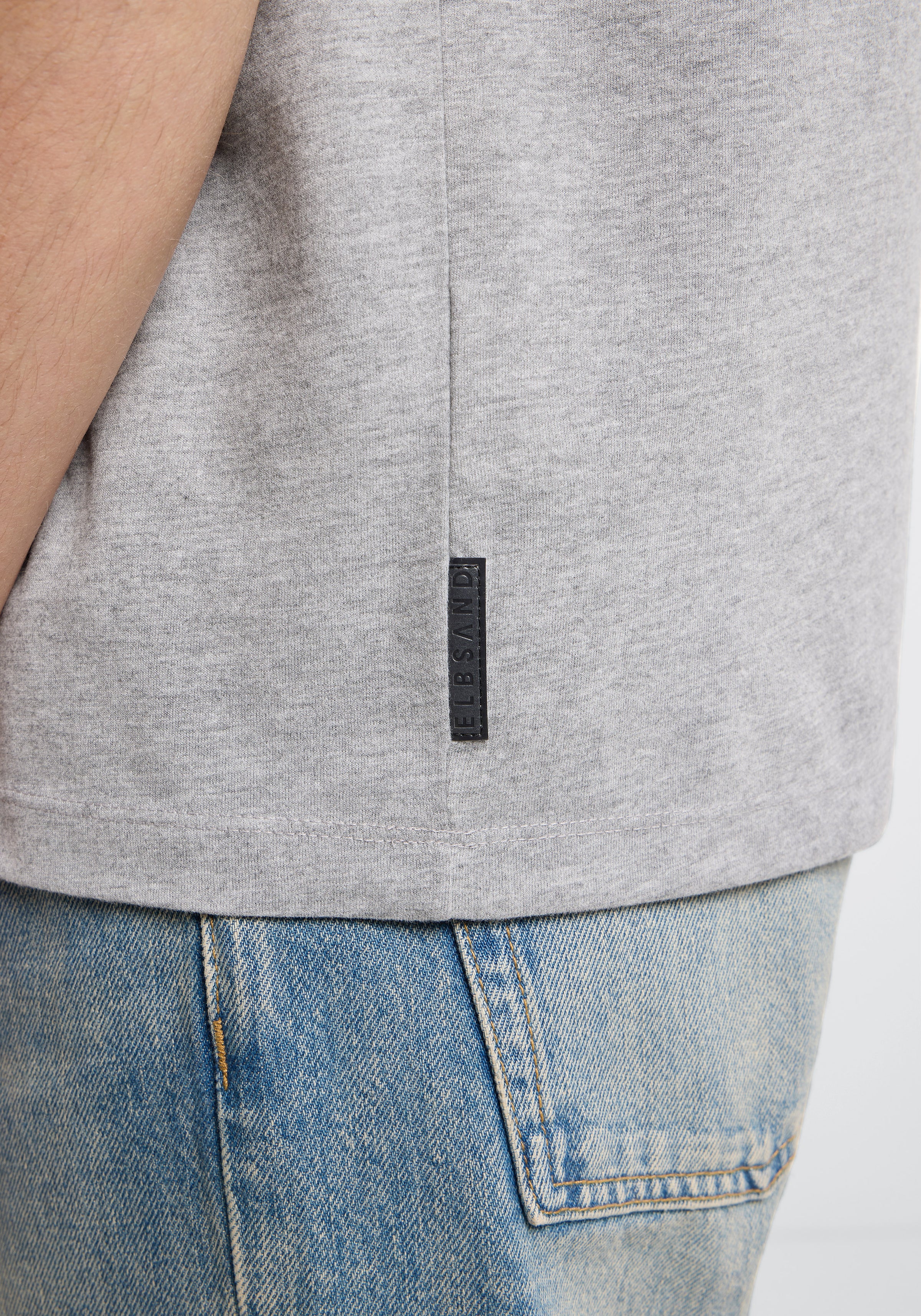 Elbsand Men T-Shirt Ingvar cool heather grey