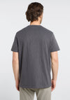 Elbsand Men T-Shirt Aike black sand, unifarben, Rundhalsausschnitt, Herren