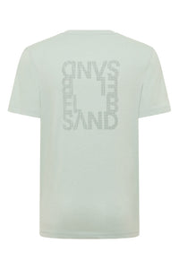 Elbsand Men T-Shirt Tian sky grey melange