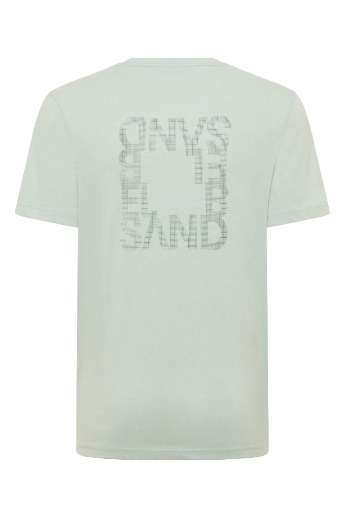 Elbsand Men T-Shirt Tian sky grey melange