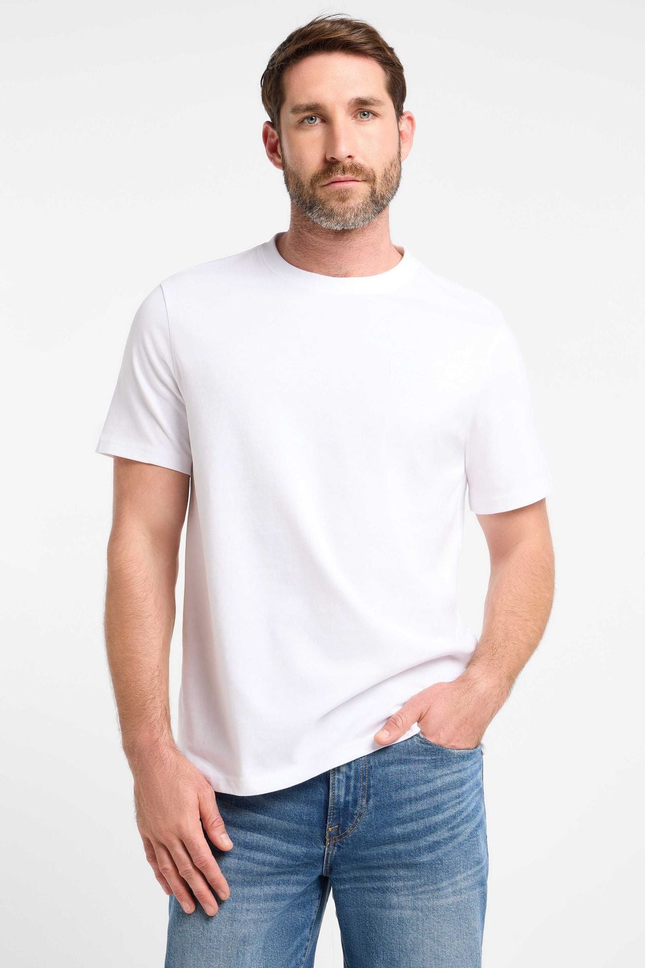 Elbsand Men T-Shirt Edo bright white