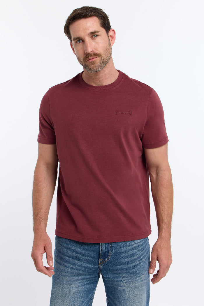 Elbsand Men T-Shirt Edo maroon