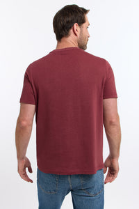 Elbsand Men T-Shirt Edo maroon