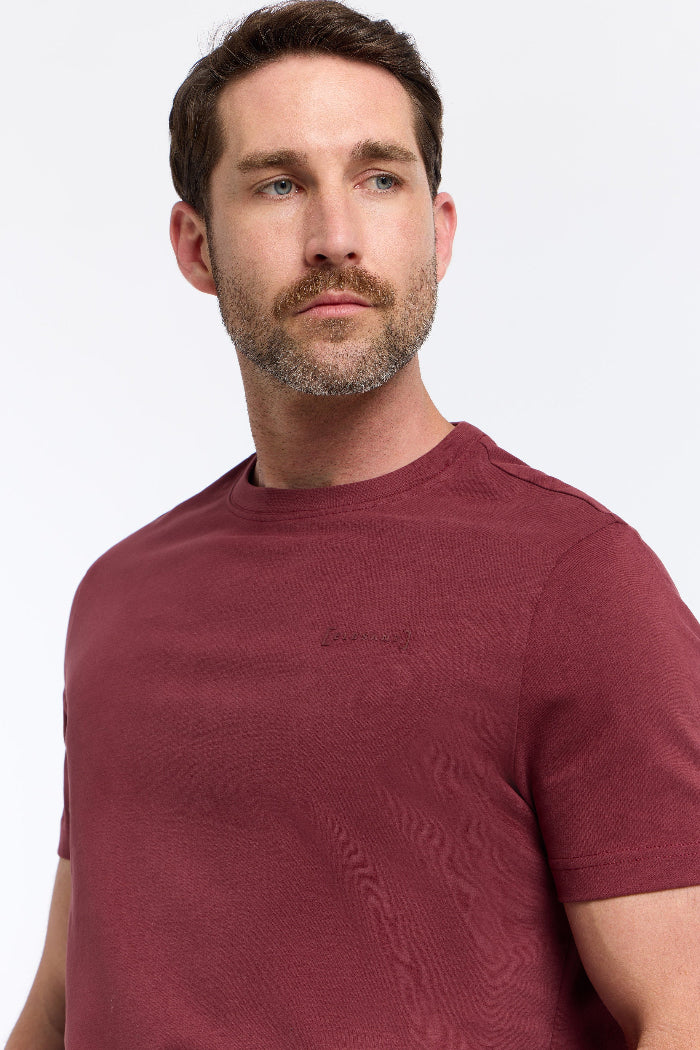 Elbsand Men T-Shirt Edo maroon