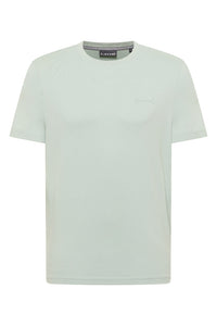 Elbsand Men T-Shirt Edo sky grey, hellgrau, grau, unifarben, kurzärmlig, Rundhalsausschnitt, Baumwolle