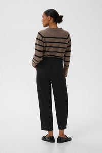 Kaffe Hose KAmerle cropped black deep