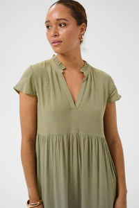 Kaffe Kleid KAmarianah SS Amber aloe