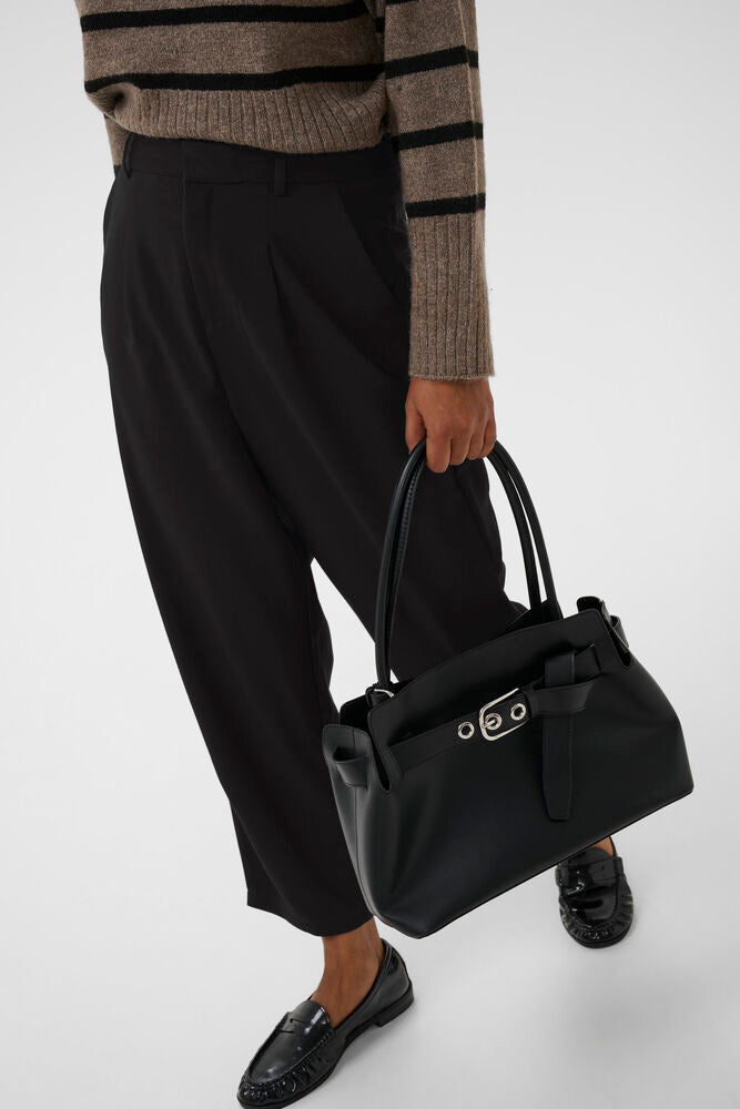 Kaffe Hose KAmerle cropped black deep