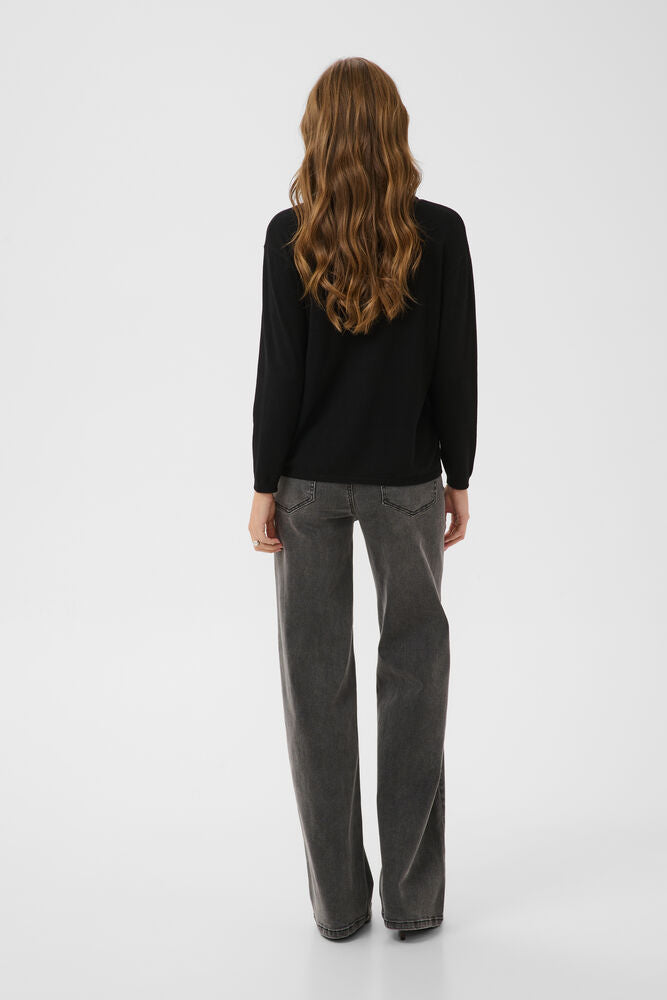 Kaffe Pullover KAlizza Lace black deep