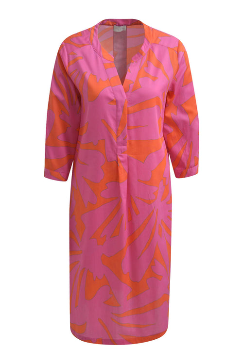 Milano Kleid neon pink print