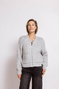 Zhrill Cardigan/Strickjacke Corinna grey/hellgrau