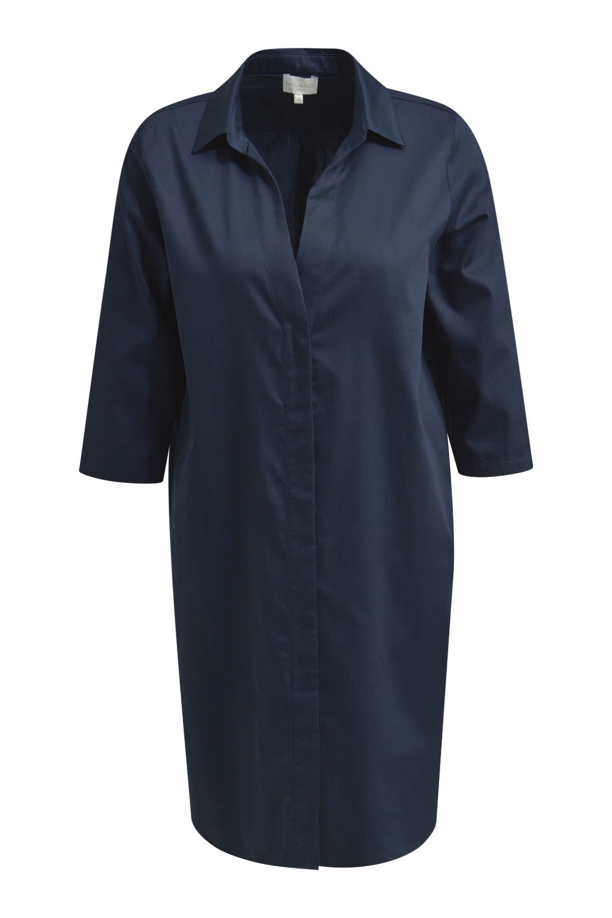 Milano Hemdblusenkleid dunkelblau