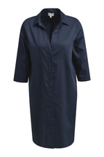 Milano Hemdblusenkleid dunkelblau